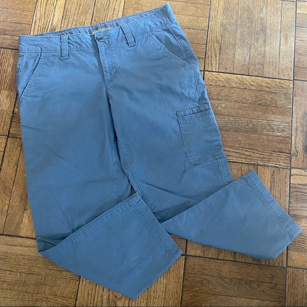 Eddie Bauer Sz 4 Blue Destitrek Ripstop Crop Pants